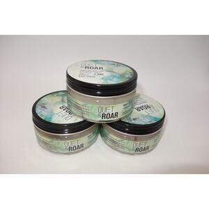 3 Pack Quiet & Roar Lemon Blossom Mint Scent Body Scrub & Essential Oils 8 oz